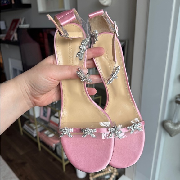 Shoes - Mach & Mach Pink Bow Heels SZ 9.5/50